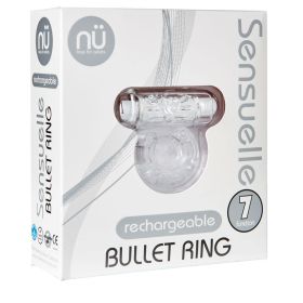 Sensuelle 7 Function Bullet C-Ring-Clear